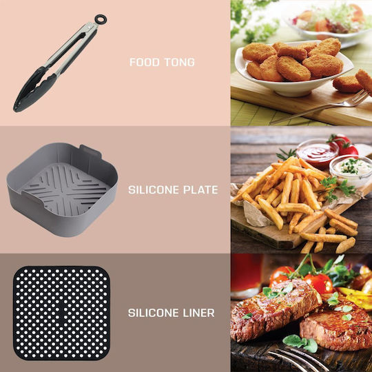 Rohnson Silicone Mold for Air Fryer 20.5x20.5cm 7 Pieces