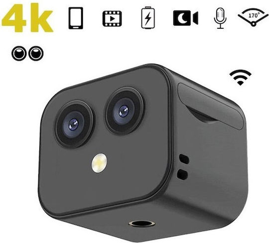 D3 128GB Action Camera 2K and Wi-Fi Black