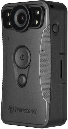 Transcend DrivePro Body 30 64GB Action Camera Full HD (1080p) και Wi-Fi Μαύρη