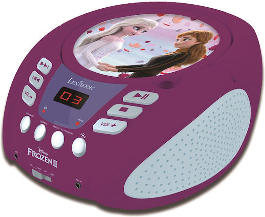 Disney Frozen 2 Преносима Музикална Система с Bluetooth / CD Лилава