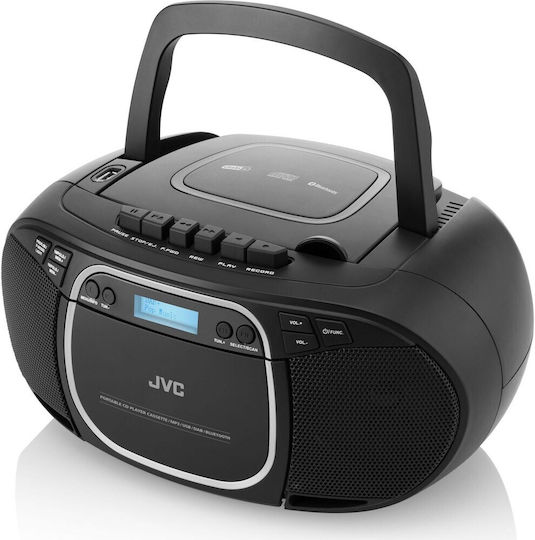 JVC Φορητό Ηχοσύστημα με Ραδιόφωνο Μαύρο