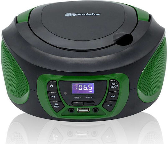 Roadstar Форум на CD плейъри CDR-365U с CD плейър / MP3 плейър / USB / Радио в Зелен цвят
