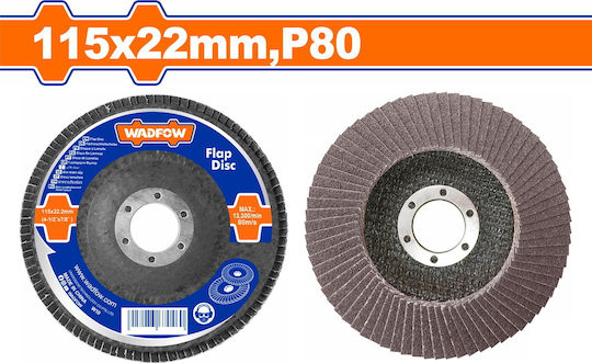 Wadfow Disc de șlefuire P80 115mm