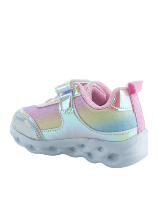Kids Sneakers with Scratch Pink