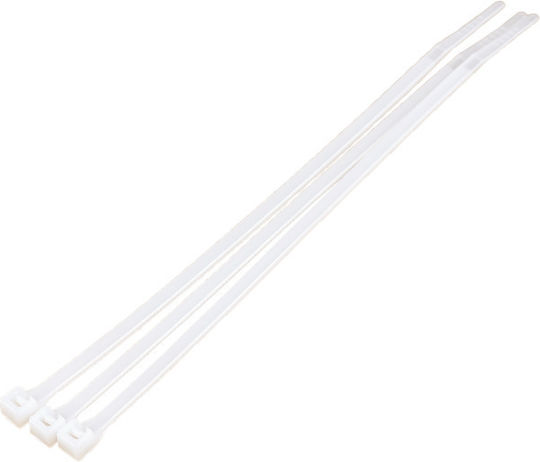 Hydrostab Пластмасови Кабелни Аксесоари 360mmx4.4mm в Бял Цвят 3бр HS0120066