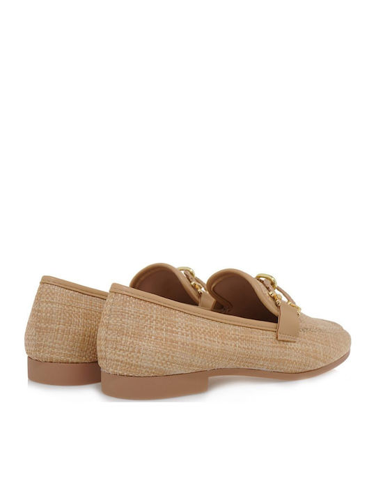 Γυναικεία Loafers σε Μπεζ Χρώμα