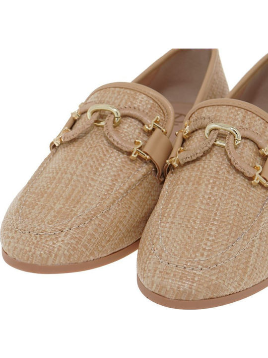 Γυναικεία Loafers σε Μπεζ Χρώμα