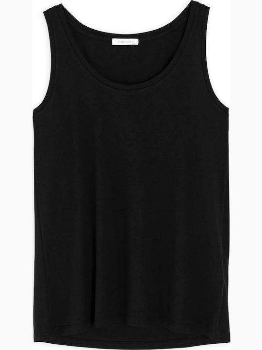 Philosophy Wear 1666 Women's Summer Blouse Cotton Sleeveless Black BL1666