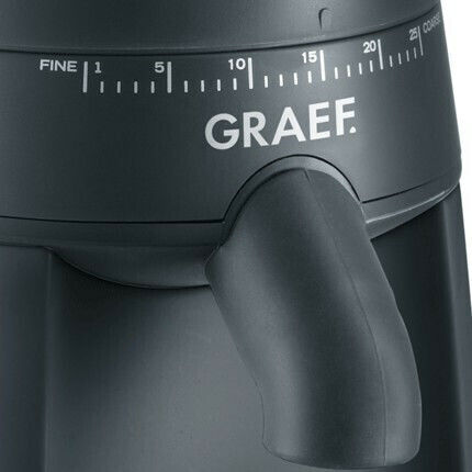 Graef CM 702 Electric Coffee Grinder 128W for 250gr Beans and 24 Grind Levels Black