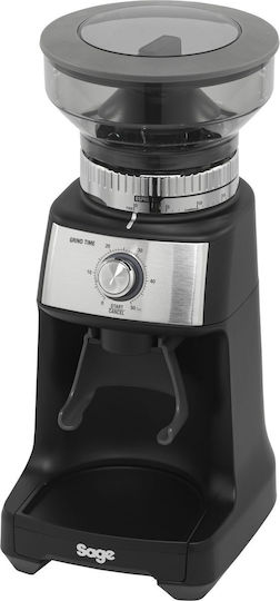 Sage Dose Control Pro Electric Coffee Grinder 130W for 340gr Beans and 50 Grind Levels Black