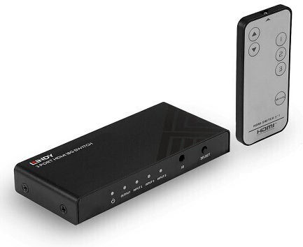 Lindy Selector 3 Port HDMI Splitter 38232