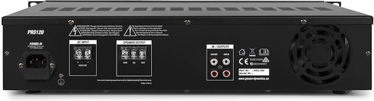 Power Dynamics PRS120 Τελικός Ενισχυτής Εγκαταστάσεων Μονοκάναλος 120W/8Ω με 1 Ζώνη 120W/100V 100VS592