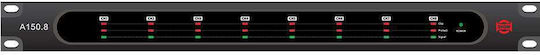 Show A150.8 Commercial Power Amplifier 8 Channels 150W/4Ω 80W/8Ω Black
