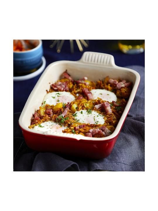 Le Creuset Ορθογώνιο Πυρίμαχο Σκεύος Κεραμικό 37x32cm
