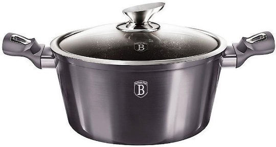 Berlinger Haus Metallic Line Σετ Μαγειρικά Σκεύη από Αλουμίνιο Carbon Pro με Επίστρωση από Πέτρα 6 τεμαχιών