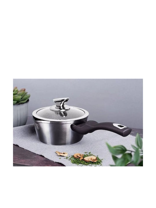 Berlinger Haus Metallic Line Cookware Set Made of Aluminum Carbon Pro with Stone Coating 6 Pieces