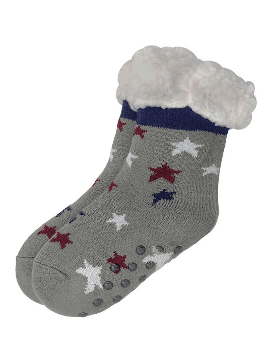 Gift-Me Kids' Slipper Socks Grey