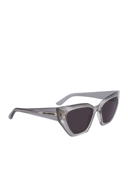 Karl Lagerfeld Women's Sunglasses with Gray Plastic Frame and Gray Lens KL6145S-020