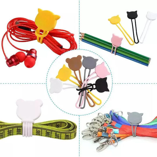 Silicone Cable Reel Pink