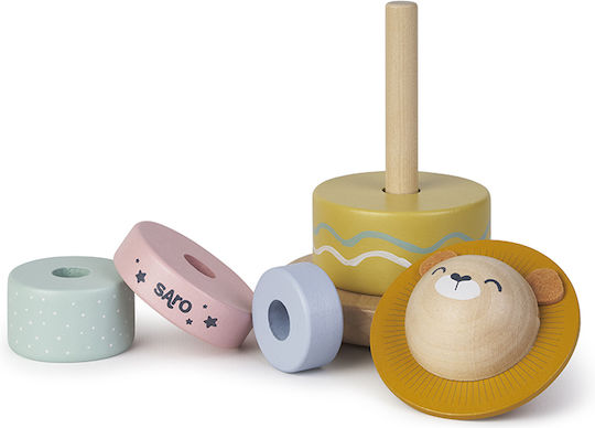 Wooden Stacking Game Lion 12+m Saro 3342