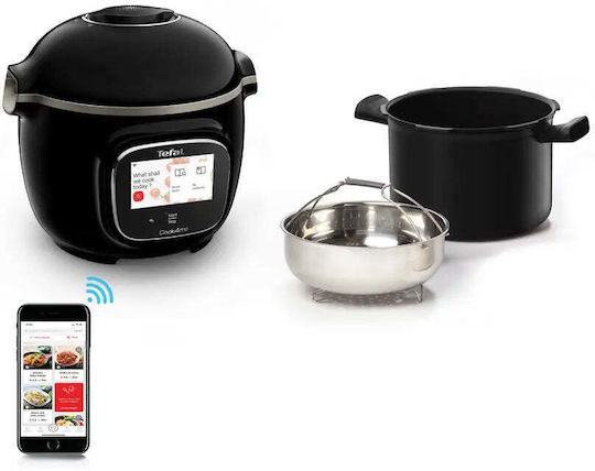 Tefal Cook4me Touch Мултикукър 1600W с Капацитет 6лт Черен