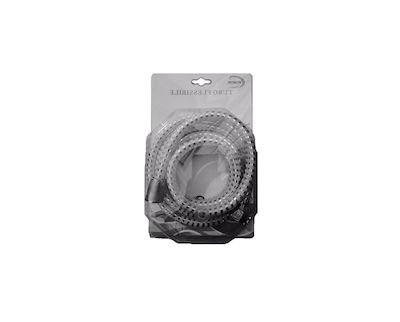 102174 Furtun de duș spiralat Plastic 150cm Argint