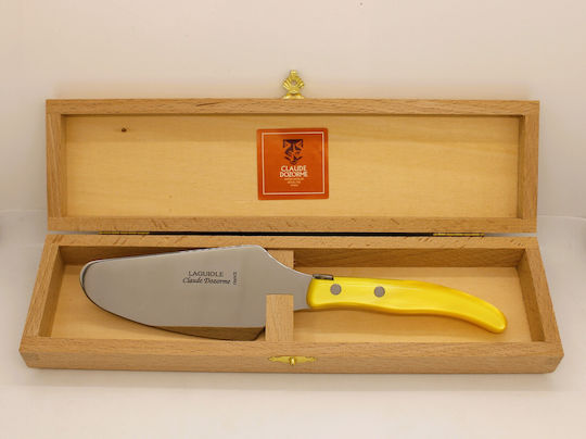 Claude Dozorme Laguiole Inox Serving Spatula Κίτρινη