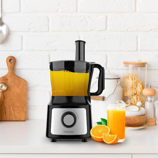 Cecotec Procesor alimentar multifuncțional 2000W cu vas 3.5lt și Blender cu vas Argint
