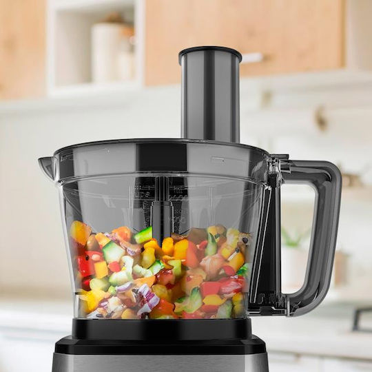 Cecotec Procesor alimentar multifuncțional 2000W cu vas 3.5lt și Blender cu vas Argint