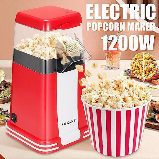Sokany SK-291 Μηχανή Ποπ-Κορν Ζεστού Αέρα 1200W