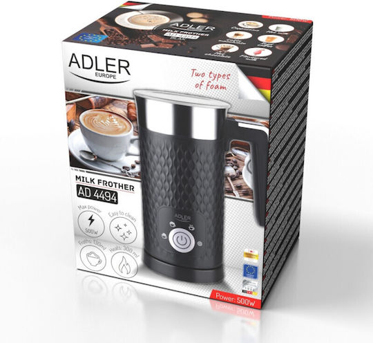 Adler Device for Hot & Cold Milk Froth with Non-stick Coating 300ml