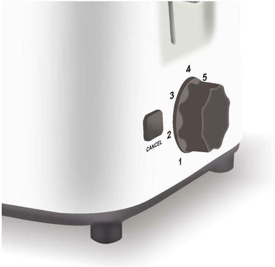Hoomei Тостер Двуместна 700W Бяла