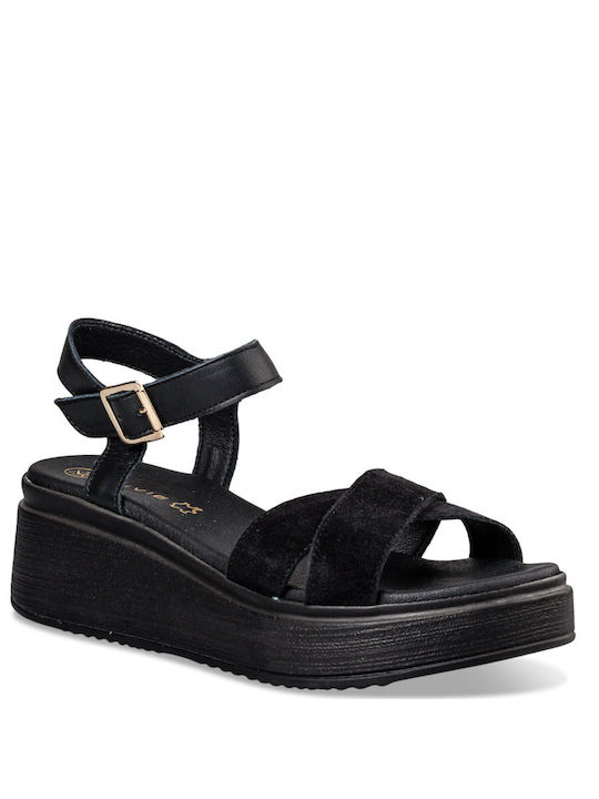 Envie Shoes Platforme dama Negre