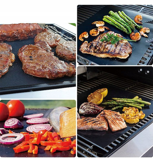 Non-Stick Baking Mat BBQ 33x33cm 3pcs