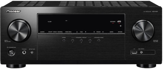 Pioneer VSX-935 Home Cinema Receiver 4K/8K 7.2 Channels 80W/8Ω with HDR and Dolby Atmos Black
