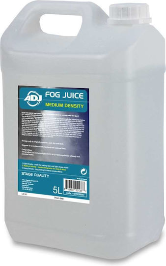 American DJ Liquid for Smoke Machines Fog Supplies Medium Smoke Liquid 5lt