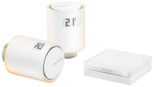 Netatmo NVP-EN Electronic Thermostatic Radiator Valve with Wi-Fi for Radiator Body 2pcs