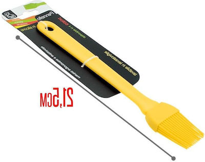 Silicone Pastry & Basting Brush Yellow 21.5cm