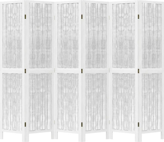 vidaXL Dekorativer Raumteiler Hölzernes mit 6 Paneelen 210x180cm