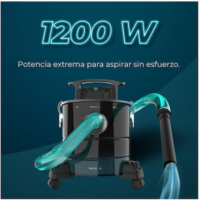 Cecotec Σκούπα Στάχτης 1200W με Κάδο 20lt