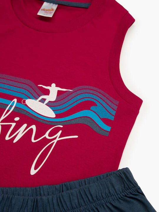 Minerva Kids' Pajamas Summer red