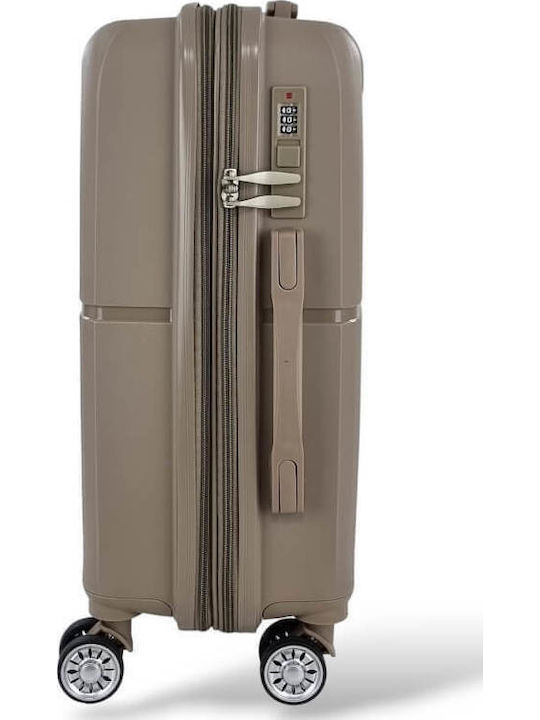 Forecast Reisekoffer Hart Beige mit 4 Räder Höhe 55cm