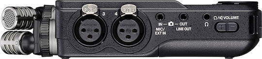 Tascam Portacapture X6 Πολυκάναλος Ψηφιακός Φορητός Εγγραφέας Μπαταρίας/Ρεύματος για Εγγραφή σε Κάρτα Μνήμης με Phantom Power και Τροφοδοσία USB