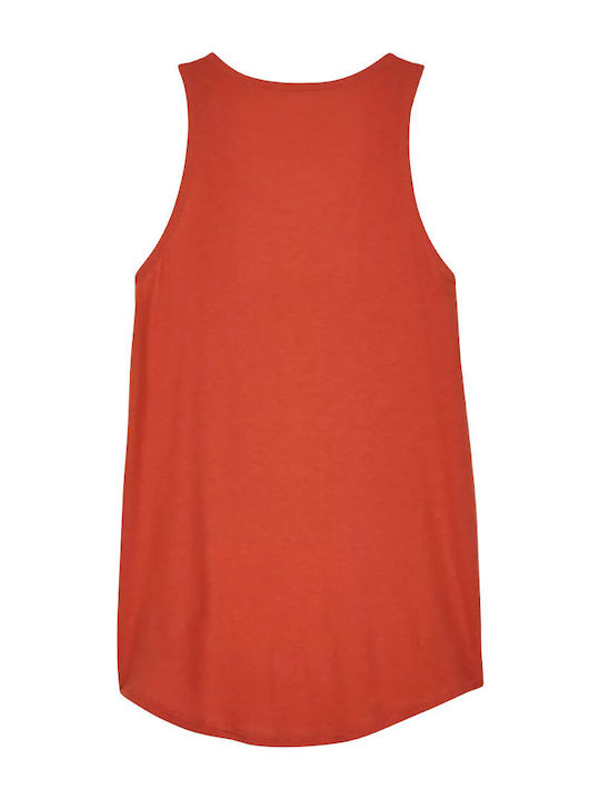 Fox Women's Athletic Blouse Sleeveless Orange