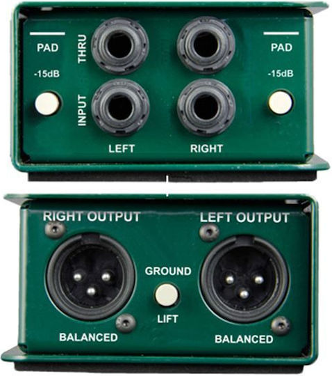 Radial JDI Stereo Παθητικό DI Box 2 Καναλιών