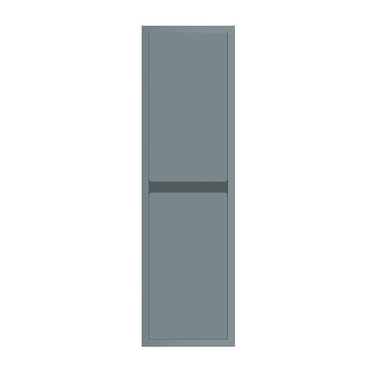 Martin Wall Hung Cabinet Bathroom Column Cabinet L35xD30xH130cm Petrol Blue