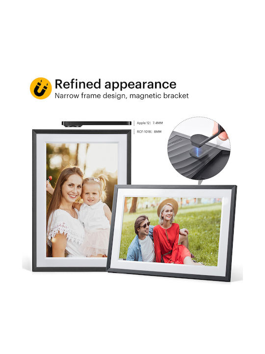 Kodak Digitaler Bilderrahmen mit Touchscreen 10.1" Auflösung 1280x800 Schwarz RCF-1018