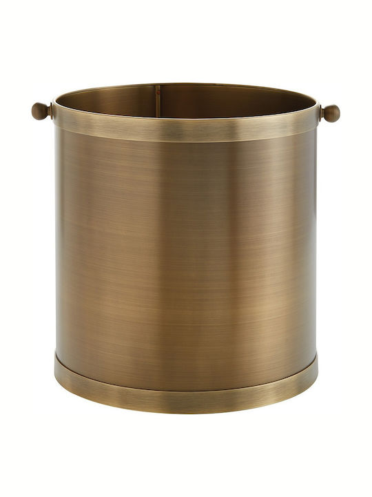 Zogometal K11 Metallisch Korb Holzlagerung 34x34x35cm