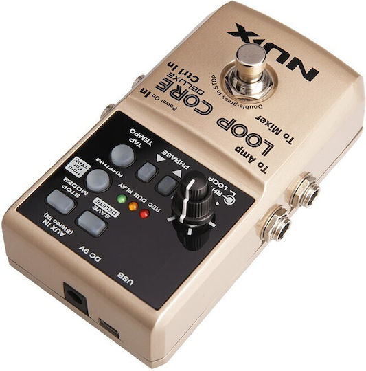 NUX Loop Core Deluxe + NMP2 Footswitch Bundle Pedală Footswitch Looper Chitară electrică și Bas electric