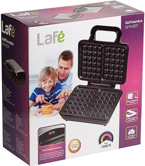 Lafe GFH-001 Aparat Vafe Pentru Vafe Rectangulare 2 Compartimente 1000W
